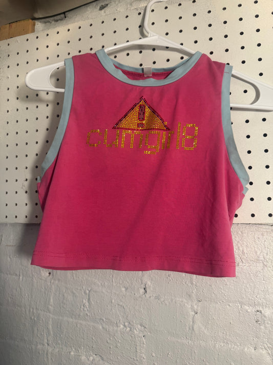 Rhinestone cumgirl8 top